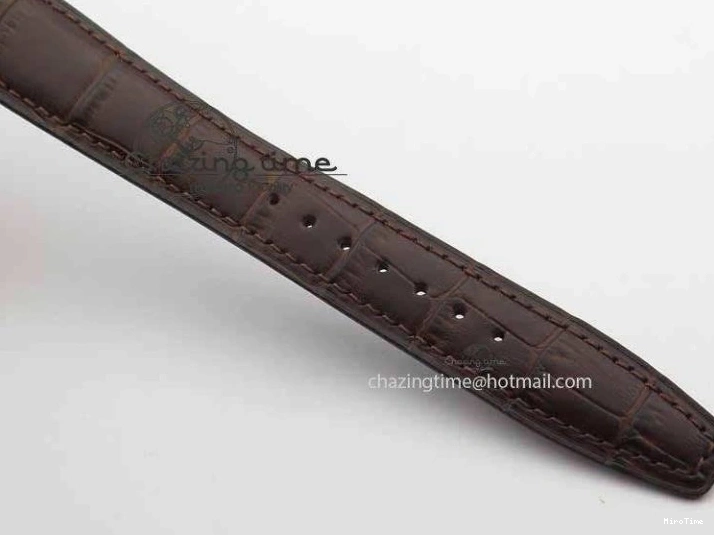 MIROTIME 0725 Pilot Chrono RG 3878 V6F Best Edition Gray Dial On Brown Leather Strap A Contemporary 7254